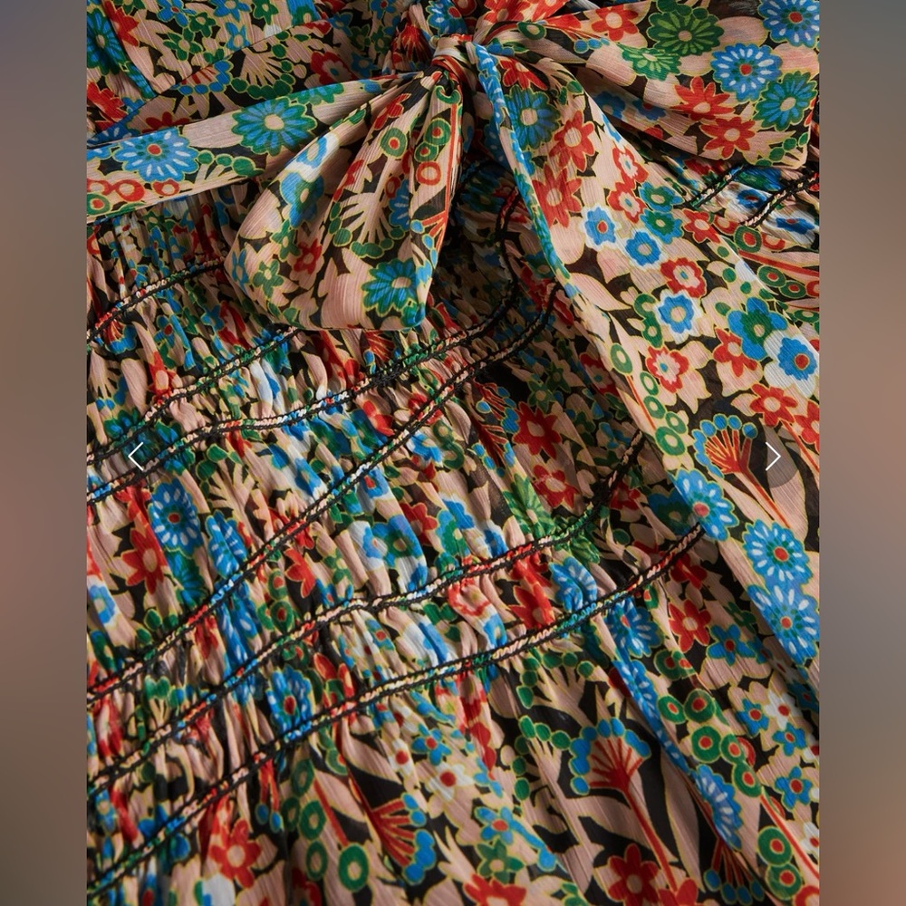 NWT Ted Baker London Tiania Black Floral Mini Dress Sz 8 (3) Spring Summer Party - Picture 10 of 10